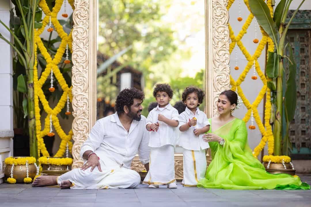 Nayanthara Vignesh shivan Twins Children's day Celebrations